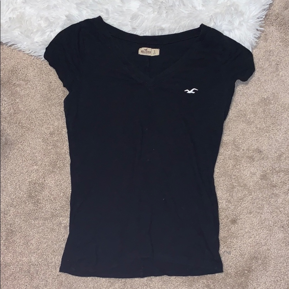 Black v-neck